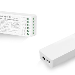 Mini contrôleur Dimmer et CCT 12A - 12/24V DC - 2.4GHz - MiBoxer FUT035S+ / SR2