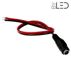 Connecteur alimentation Jack (mâle ou femelle) + câble 30 cm
