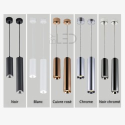 Luminaire suspendu - Chromé - GU10 - TALAC 130
