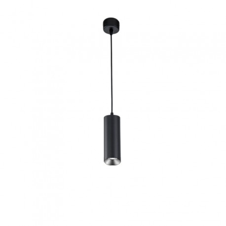 Luminaire suspendu GU10 115cm - noir sablé