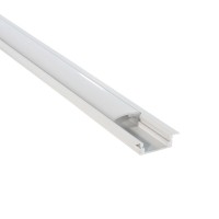 Profilé aluminium blanc encastrable pour ruban LED - E33 blanc - CRAFT
