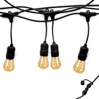 Guirlande guinguette 5 mètres "Conex" + 8 ampoules LED au choix