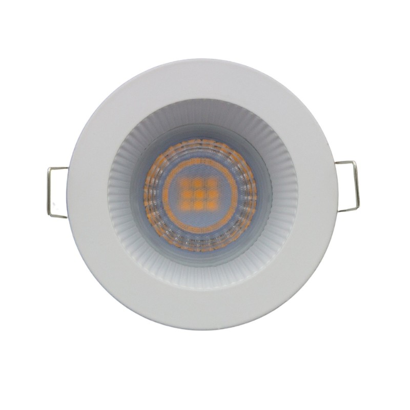 Spot encastrable anti-éblouissement blanc mat IP20 pour LED GU10 – DEEEN