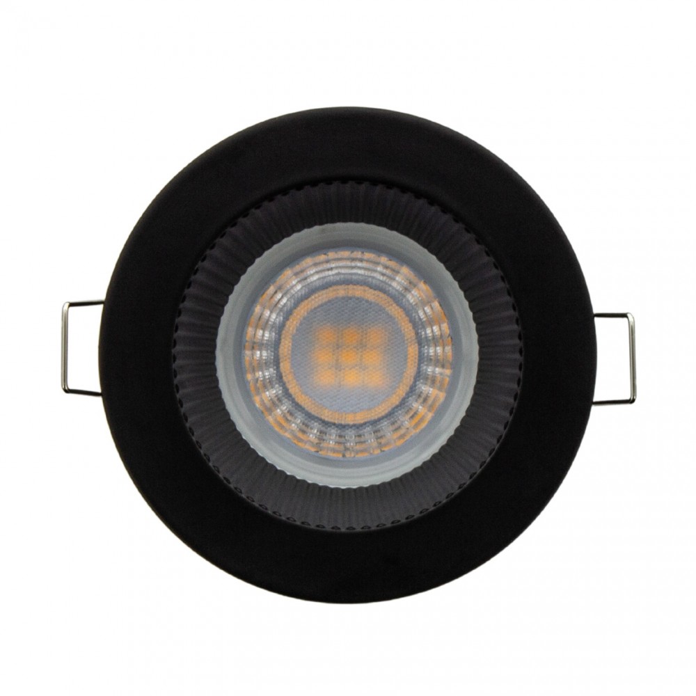 Spot encastrable pour ampoule GU10 - coloris noir, Accessoires pour  ampoules