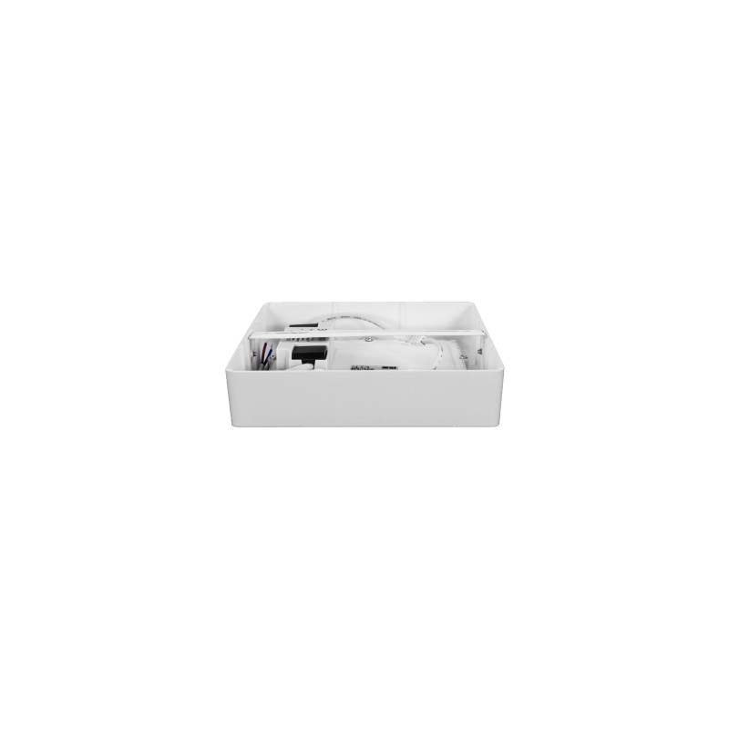 Dalle LED carrée 12 W en applique - extra plate - plafonnier BONNY
