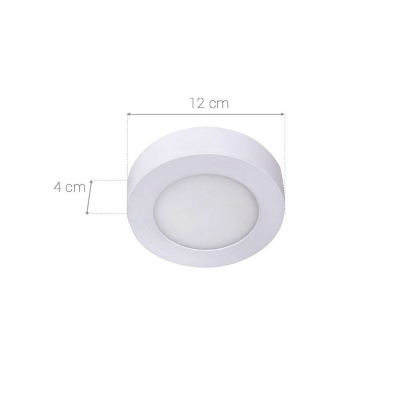 Dalle LED ronde 6 W saillie - plafonnier - BONNY-6