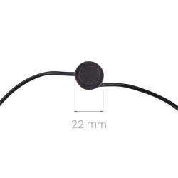 Interrupteur sensitif encastrable noir ou blanc pour ruban LED