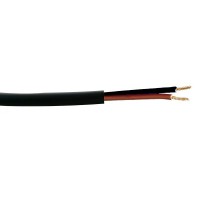 Câble gainé noir mono 0.52mm² (rouge et noir) au mètre