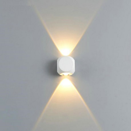 Applique LED murale cube double direction 4W - Kubbe