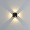 Applique LED murale cube 4 directions 4x1W - Anthracite - Kubbe