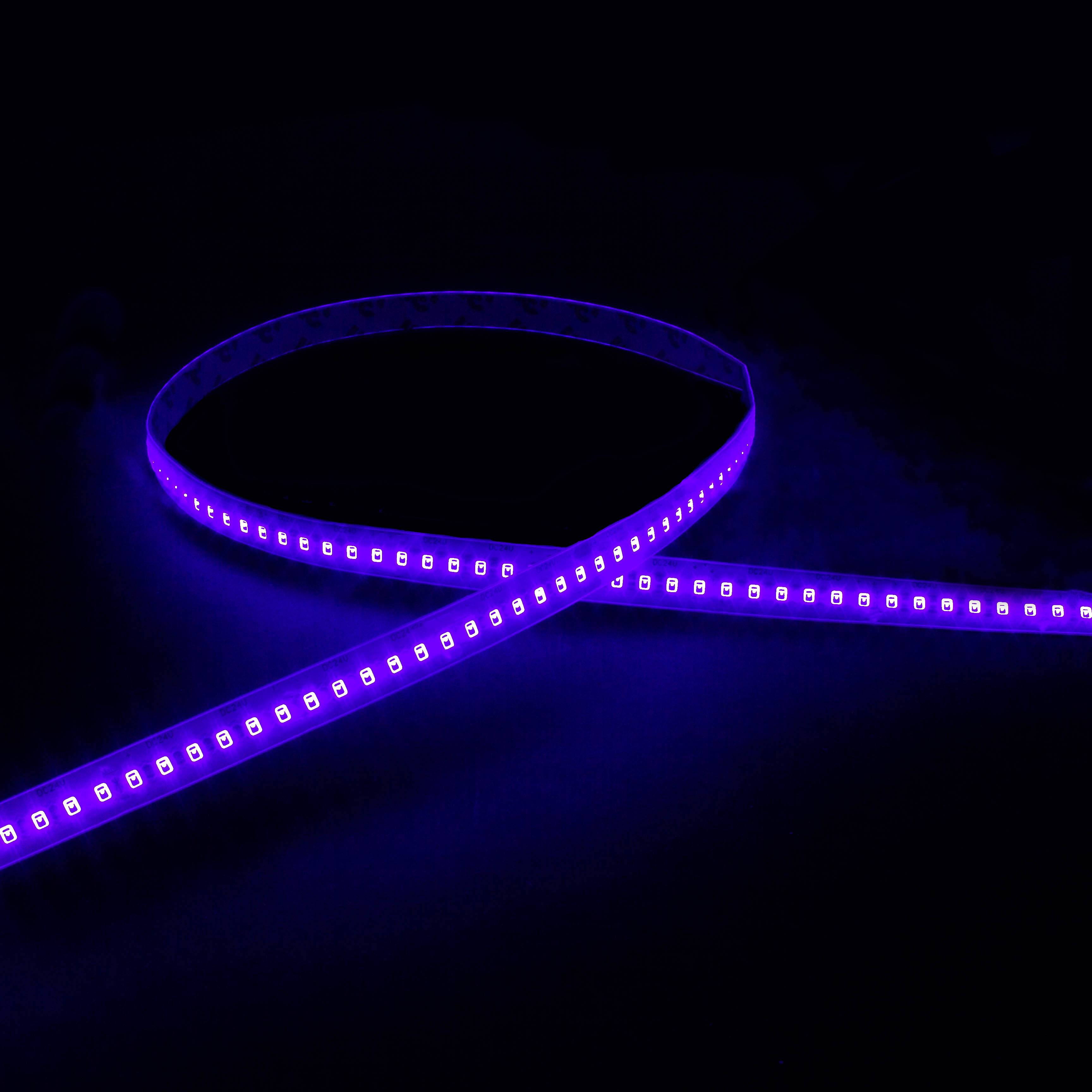 Ruban LED à lumière noire UV (ultraviolets) IP65 pour bar ou aquarium -  ®