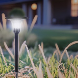 Borne solaire LED sur piquet - 3W - 56 cm - 11h d’autonomie - GRASS