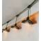 Guirlande guinguette 10m + 10 abat-jours "Nesty" + 10 ampoules LED