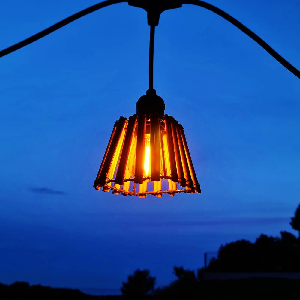 Guirlande lumineuse extérieur 20 ampoules à filament vintage douille E –