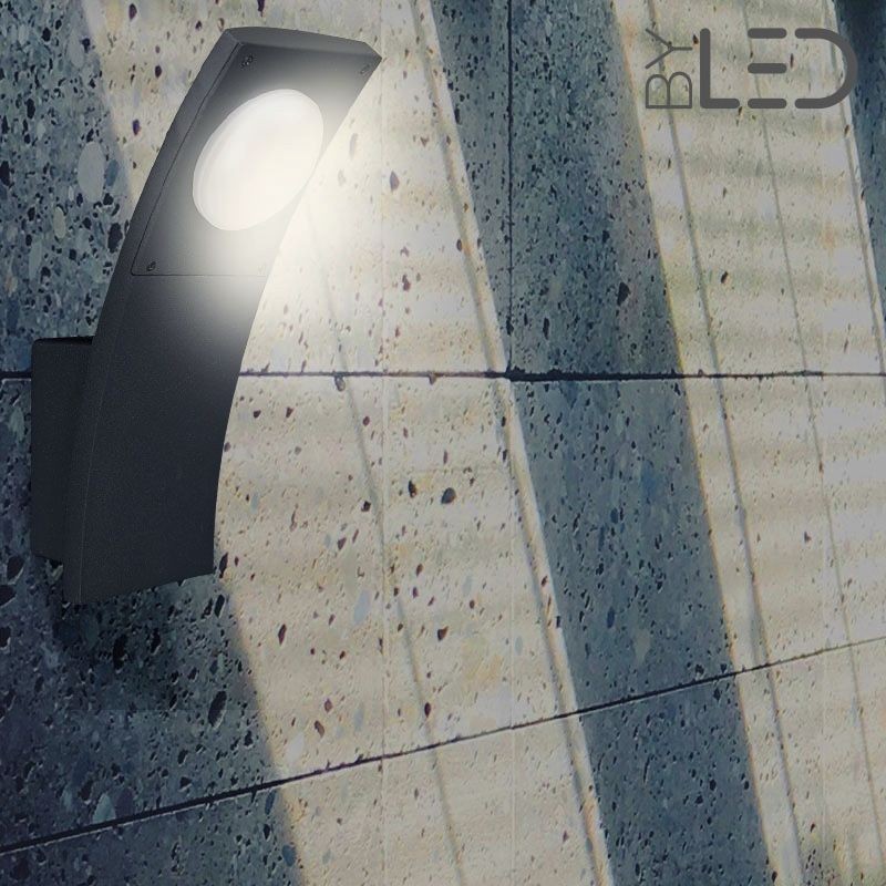 Applique LED murale extérieure anthracite - 6W - 230V - PROME