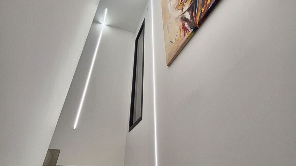 Profilé aluminium blanc encastrable pour ruban LED - Diffuseur givré - E05 - CRAFT