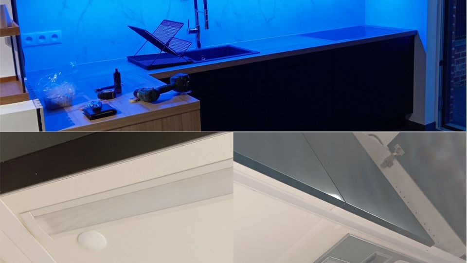 Profilé aluminium blanc encastrable pour ruban LED - E33 - CRAFT