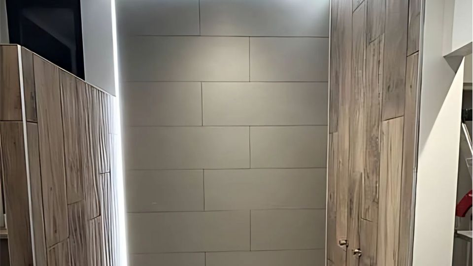 Profilé aluminium encastrable à carreler pour ruban LED - Diffuseur givré - E21 - CRAFT
