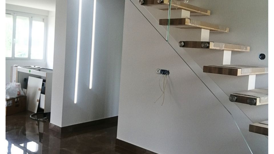 Profilé aluminium encastrable à plâtrer pour ruban LED - Diffuseur givré - E26 - CRAFT