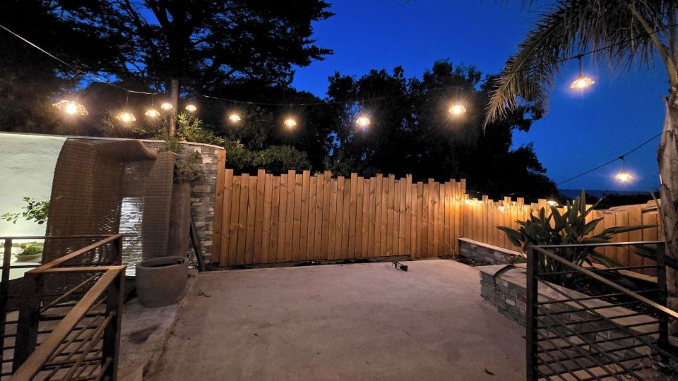 Guirlande guinguette 5 mètres "Conex" + 8 abat-jours "Nesty" + 8 ampoules LED