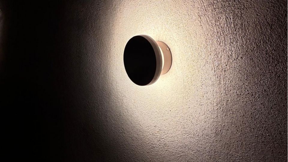 Balise murale LED d'extérieur à tête bombée - 7W - 230V - Chocolat - HAALÖ