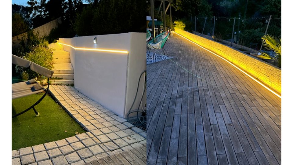 Ruban LED XL 20 mètres IP68 - 8,5W/m - Blanc - 120 LED/m - 2835+ haute fidélité - 24V
