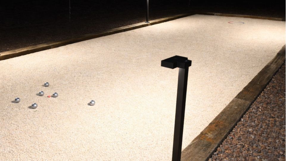 Borne LED d'extérieur 18W à éclairage latéral - 65 cm - Corten - BOKIA