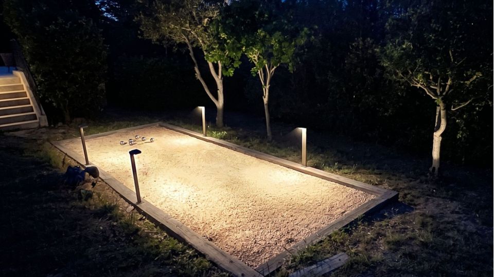 Borne LED d'extérieur 18W à éclairage latéral - 65 cm - Corten - BOKIA
