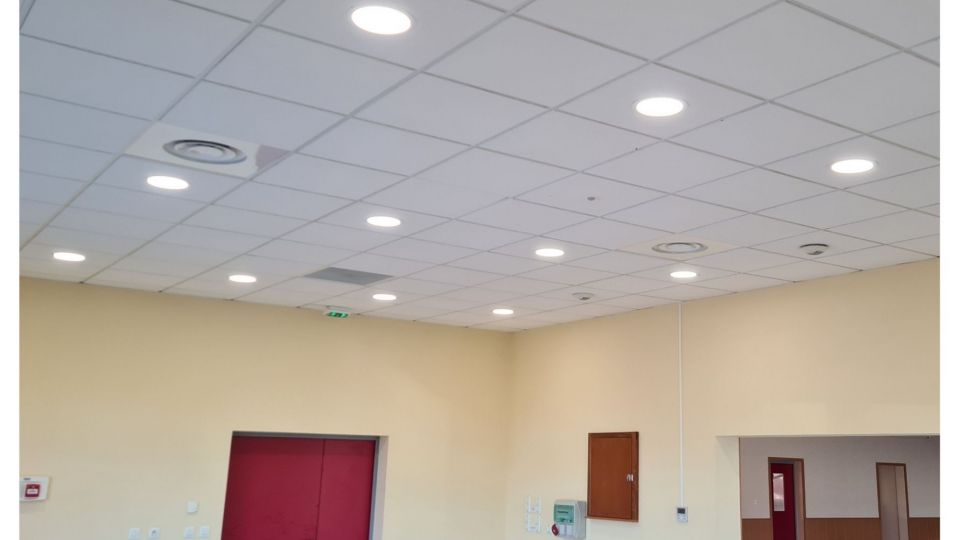 Dalle LED ronde 15 W encastrable - extra plate - SUNNY-15
