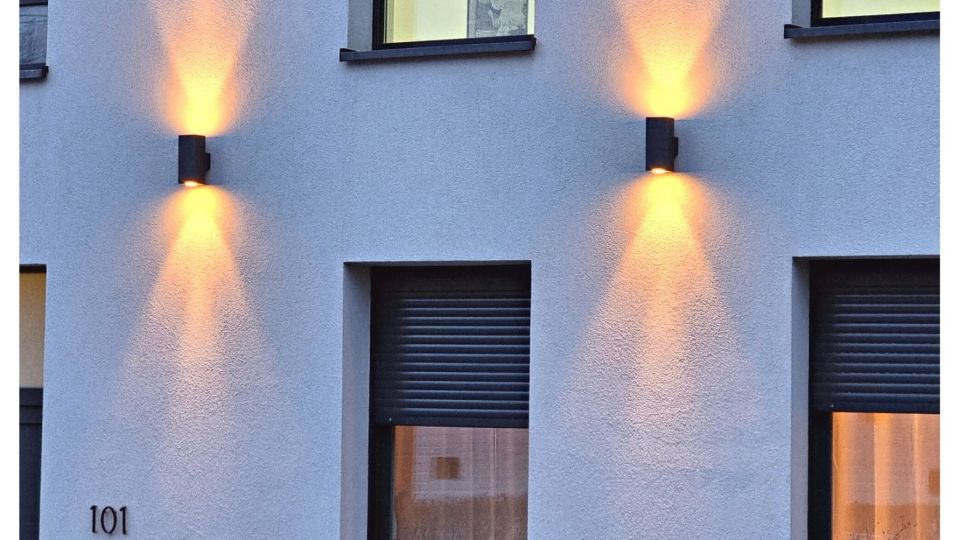 Applique LED murale extérieure Up & Down - 6W - 230V - Anthracite - AGORA