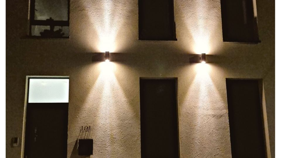 Applique LED murale extérieure Up & Down - 6W - 230V - Anthracite - AGORA