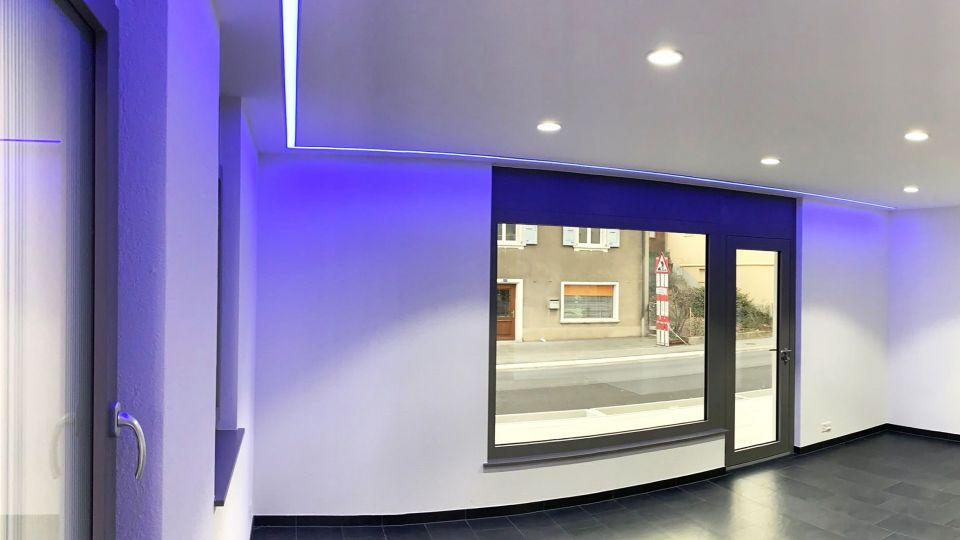 Profilé aluminium encastrable pour ruban LED large - Diffuseur givré - E10 - CRAFT