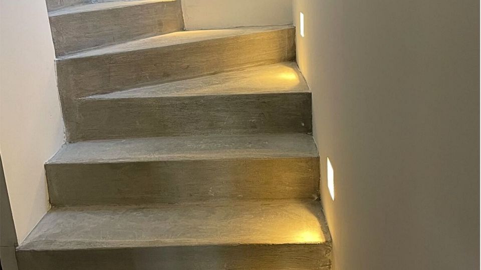 Spot LED encastré mural carré strié - 1W STAFF MEC01