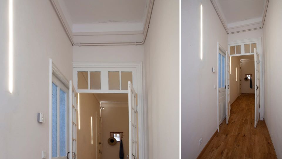 Profil linéaire en plâtre pour ruban LED – 1M STAFF