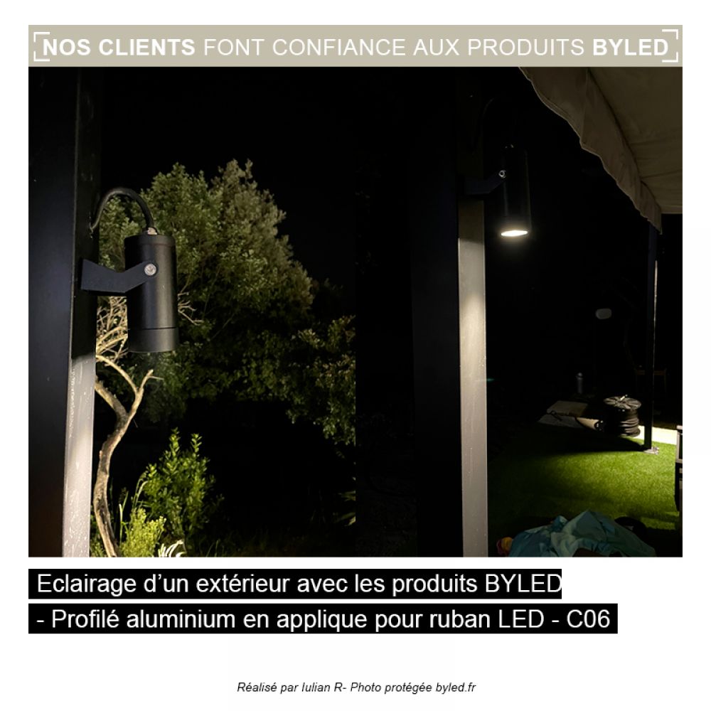 Spot LED à piquer - 5W - 12V, 24V ou 230V - Noir - SPIKE 5 - Vue supplémentaire