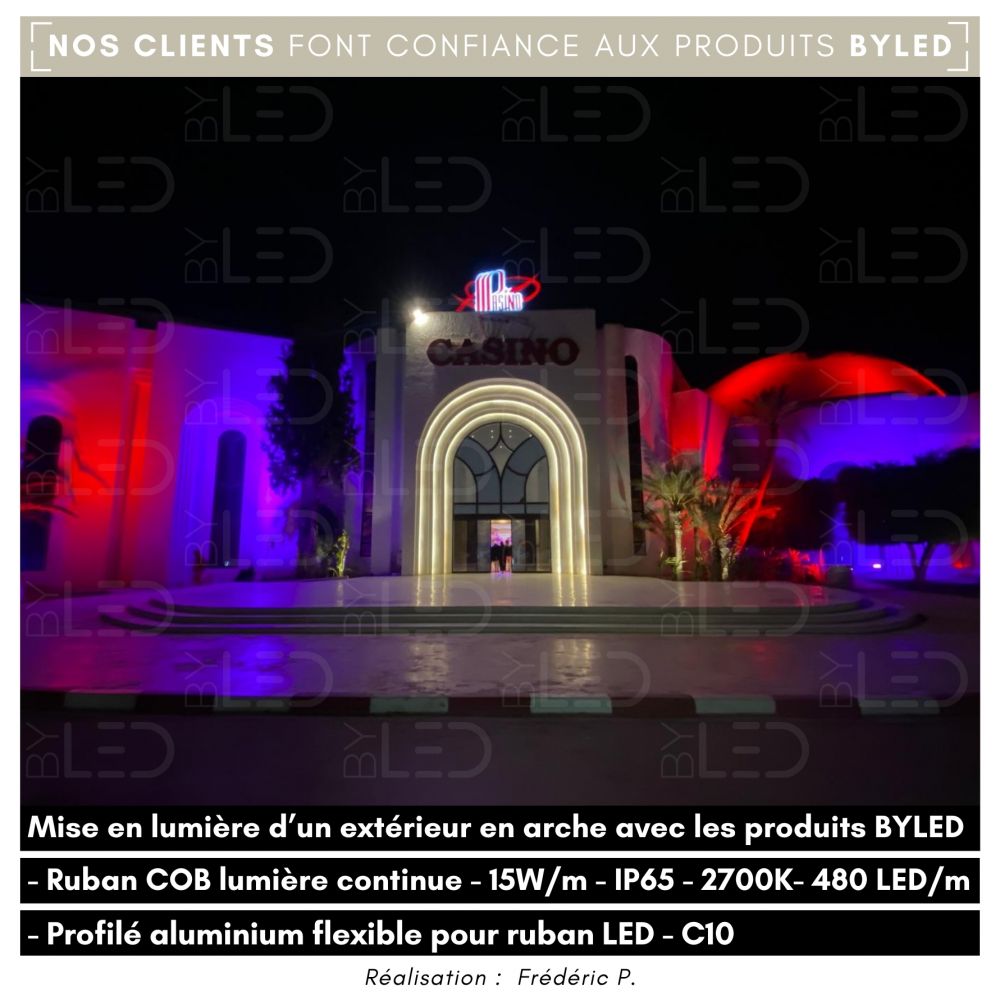 Profilé LED aluminium flexible pour ruban LED - C10 - CRAFT - Vue supplémentaire
