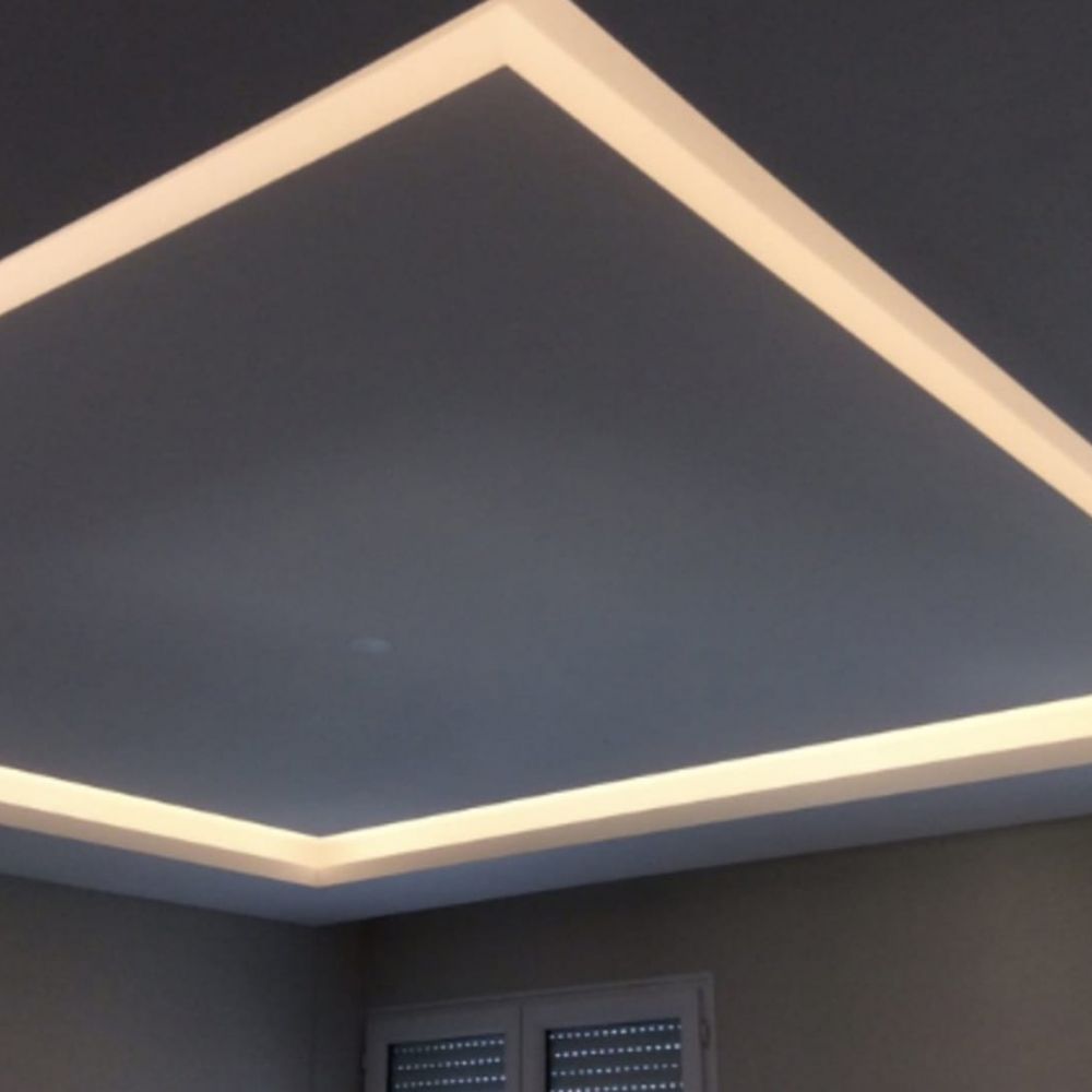 Profil linéaire en plâtre pour ruban LED – 1M STAFF - Vue supplémentaire