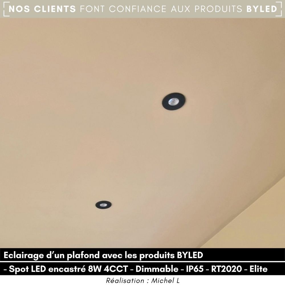 Collerettes de couleur pour spot Elite 8W - Vue supplémentaire