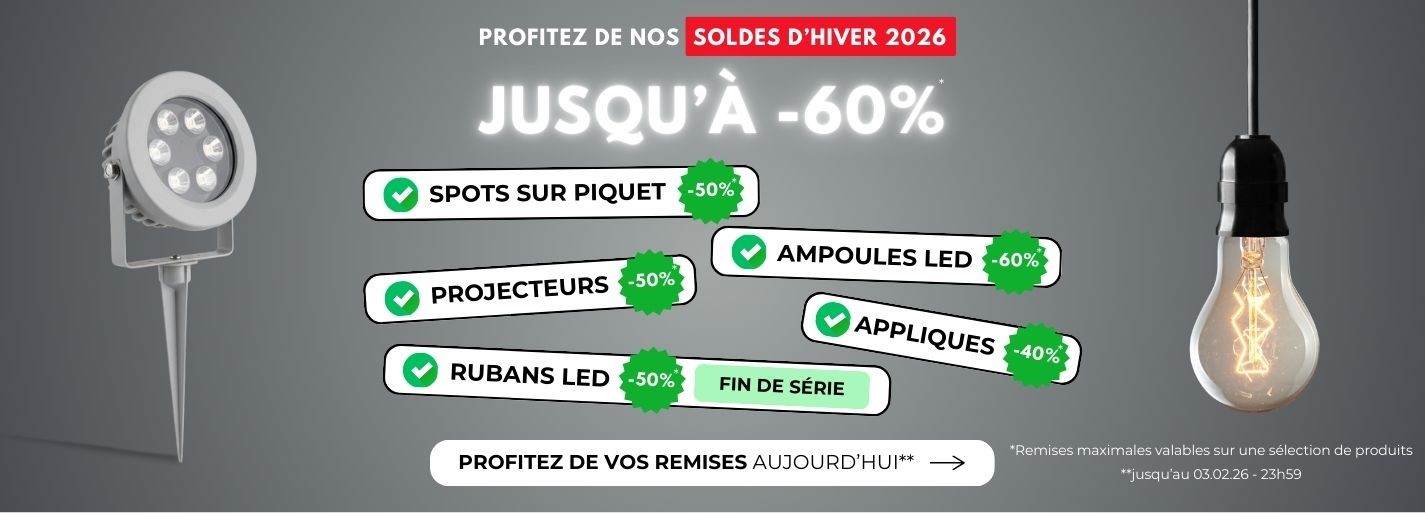 Profitez de nos  soldes d&rsquo;hiver 2026 jusqu'&agrave; -60%