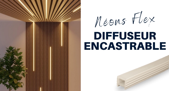 Neon flexible diffuseur
