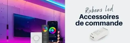 Commandes pour rubans LED
