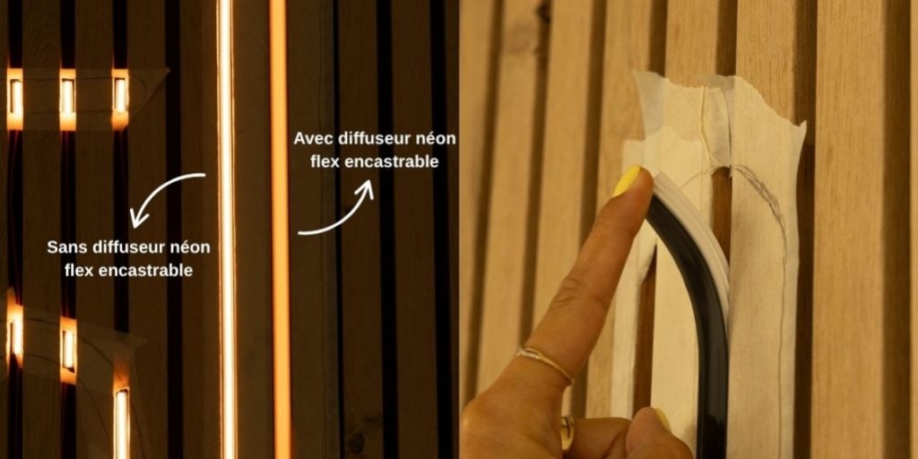 Diffuseur néon flex encastrable : la solution souple pour vos projets LED